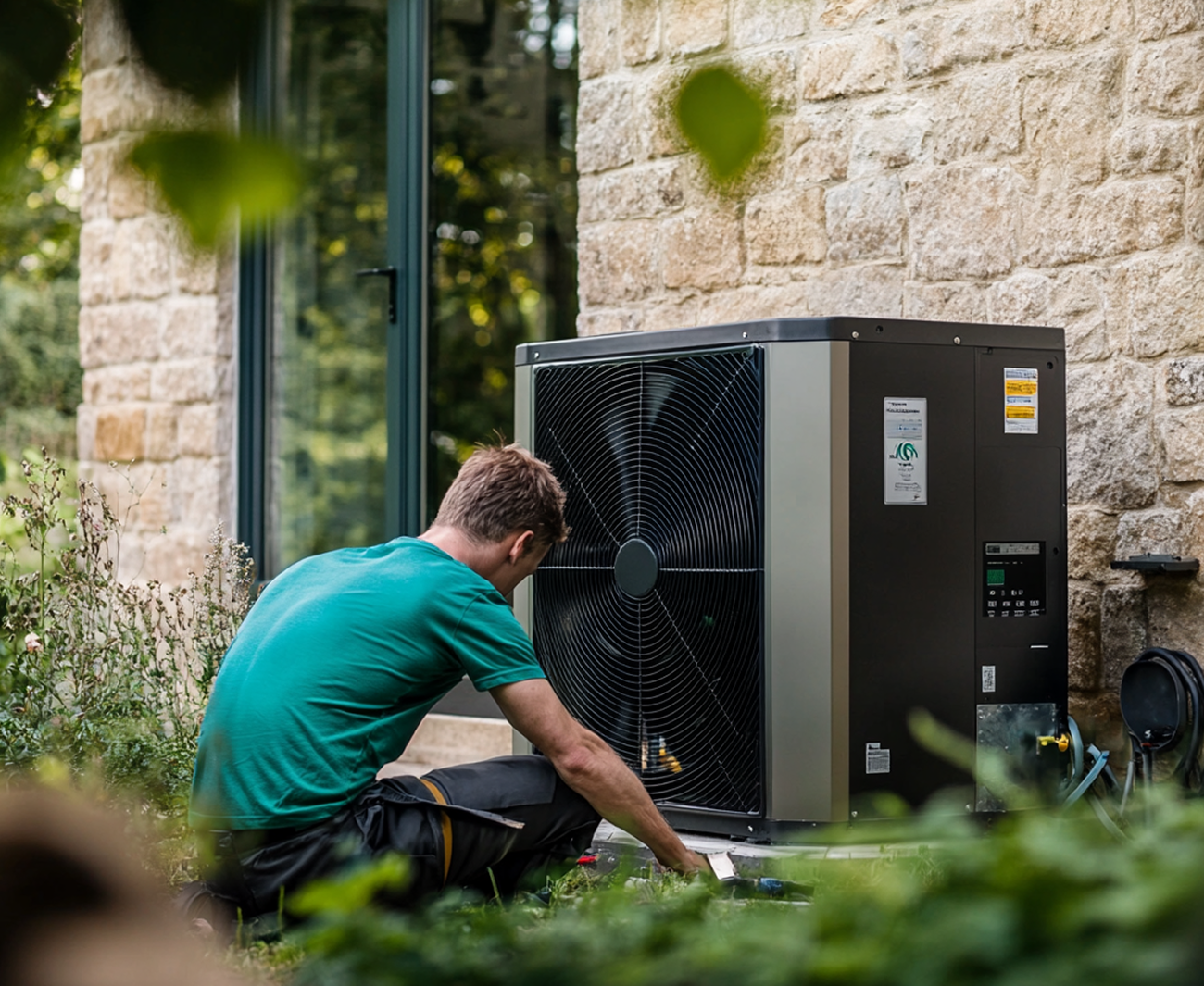 Dynamic Eco Air Source Heat Pump Installation